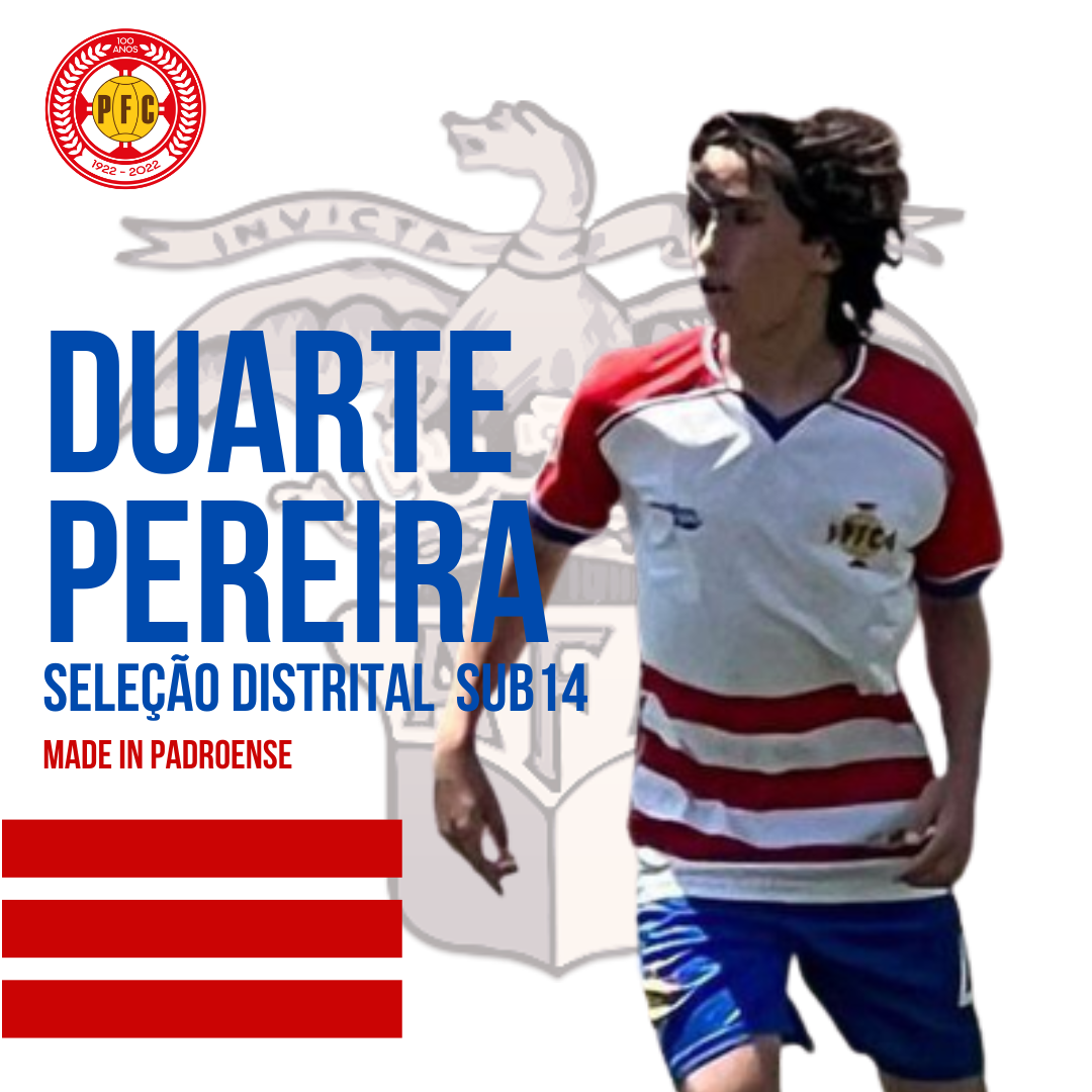 Duarte Pereira no treino da Seleção Distrital Sub14