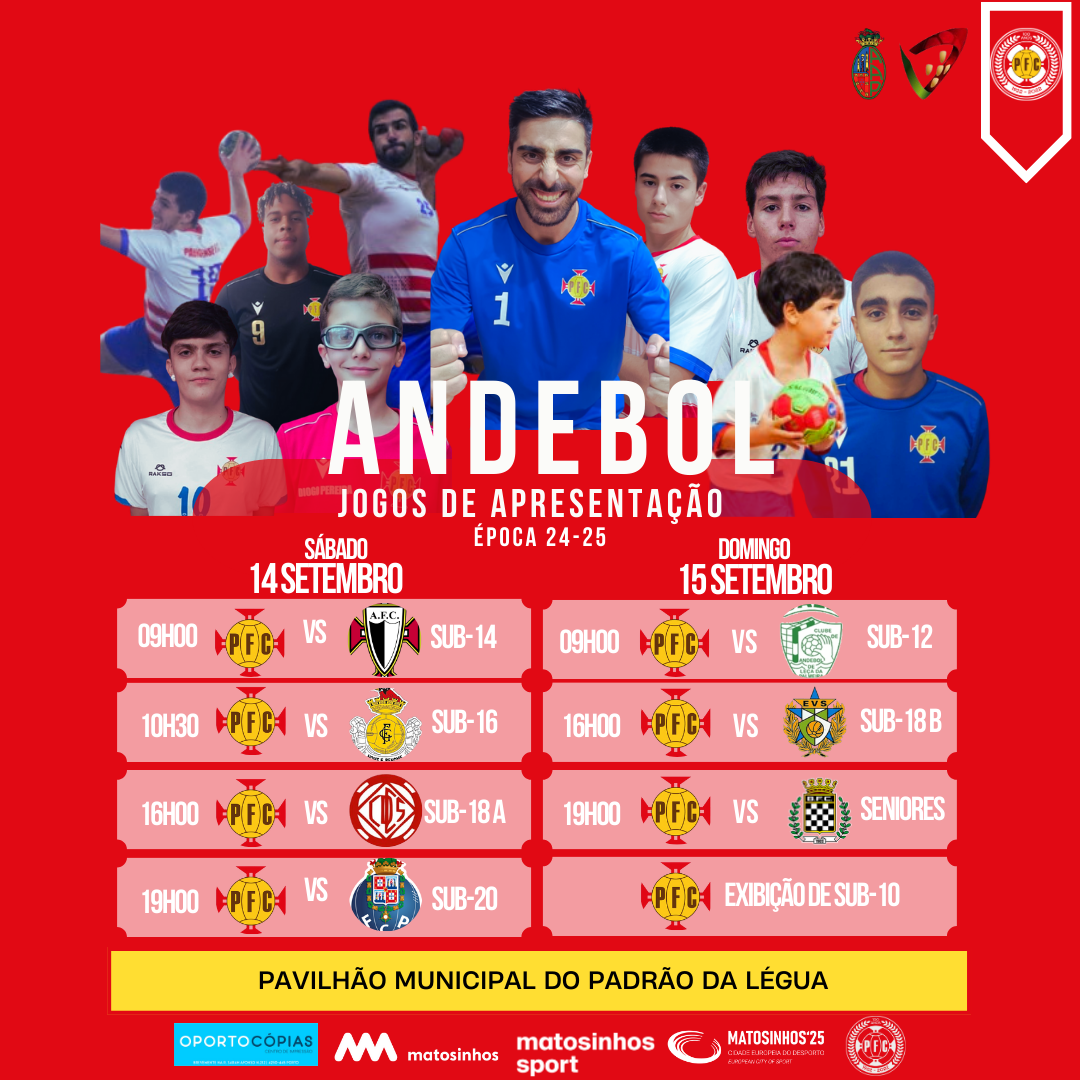 Equipas de andebol são apresentadas este fim de semana