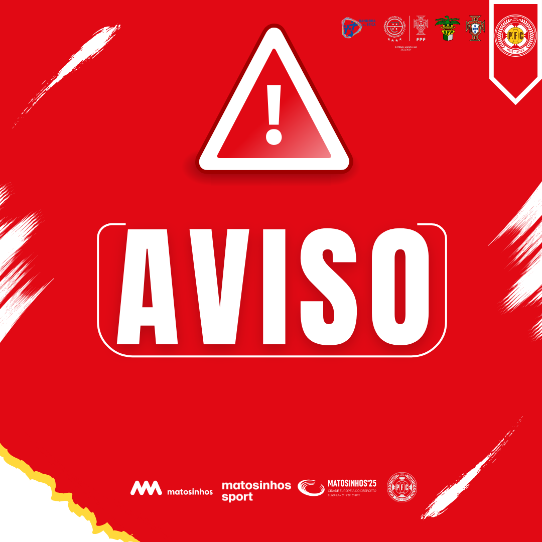  ATUALIZAÇÃO DO AVISO – CANCELAMENTO DE TODAS AS ATIVIDADES 